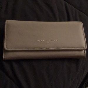 Cream trifold wallet
